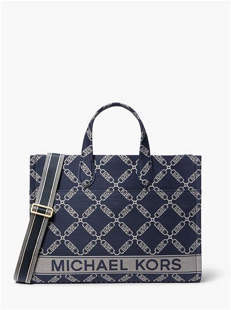 Michael Kors Gigi Jacquard Tote Bag 